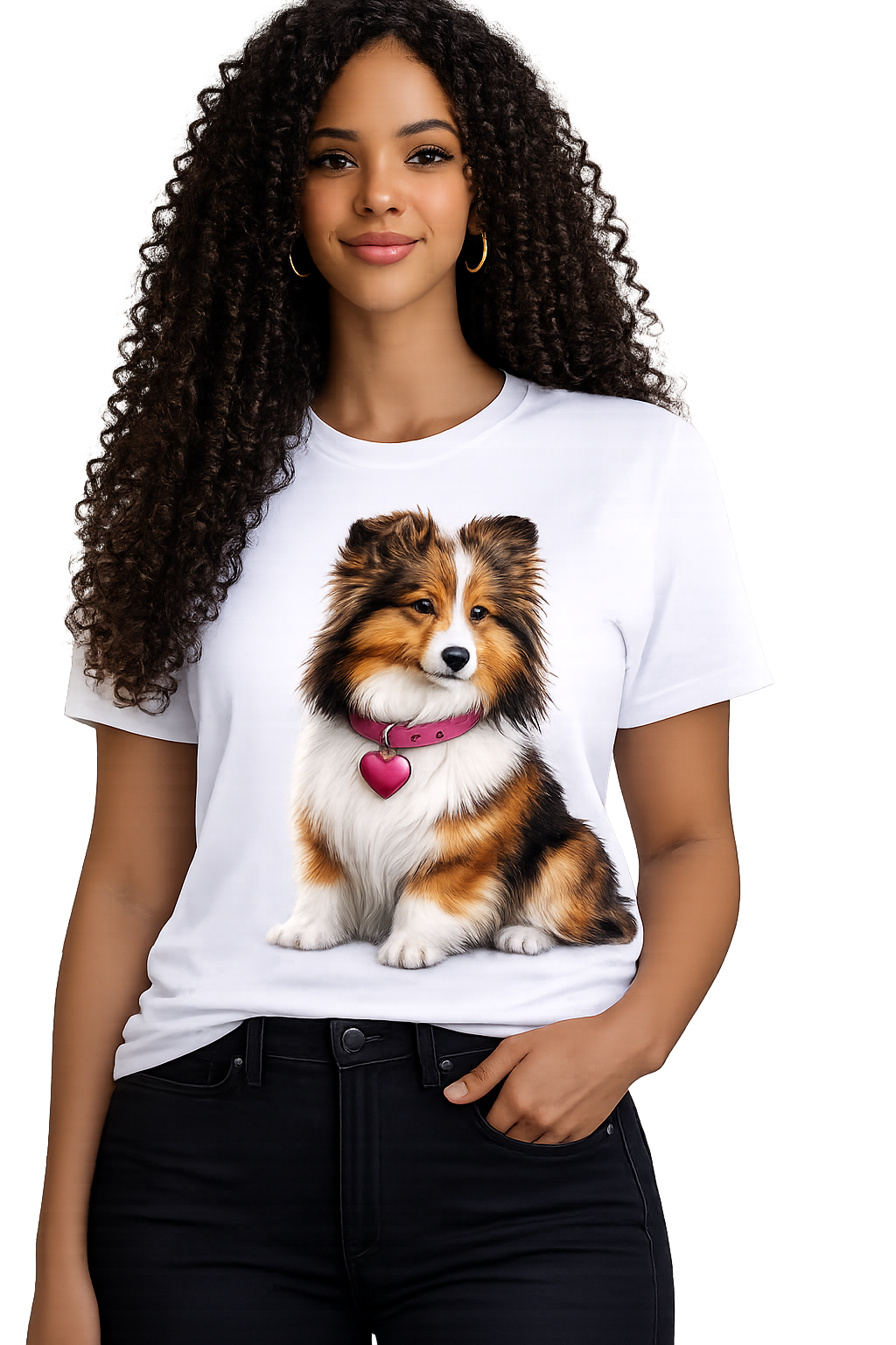 T-Shirt Shetland Sheepdog Tricolor