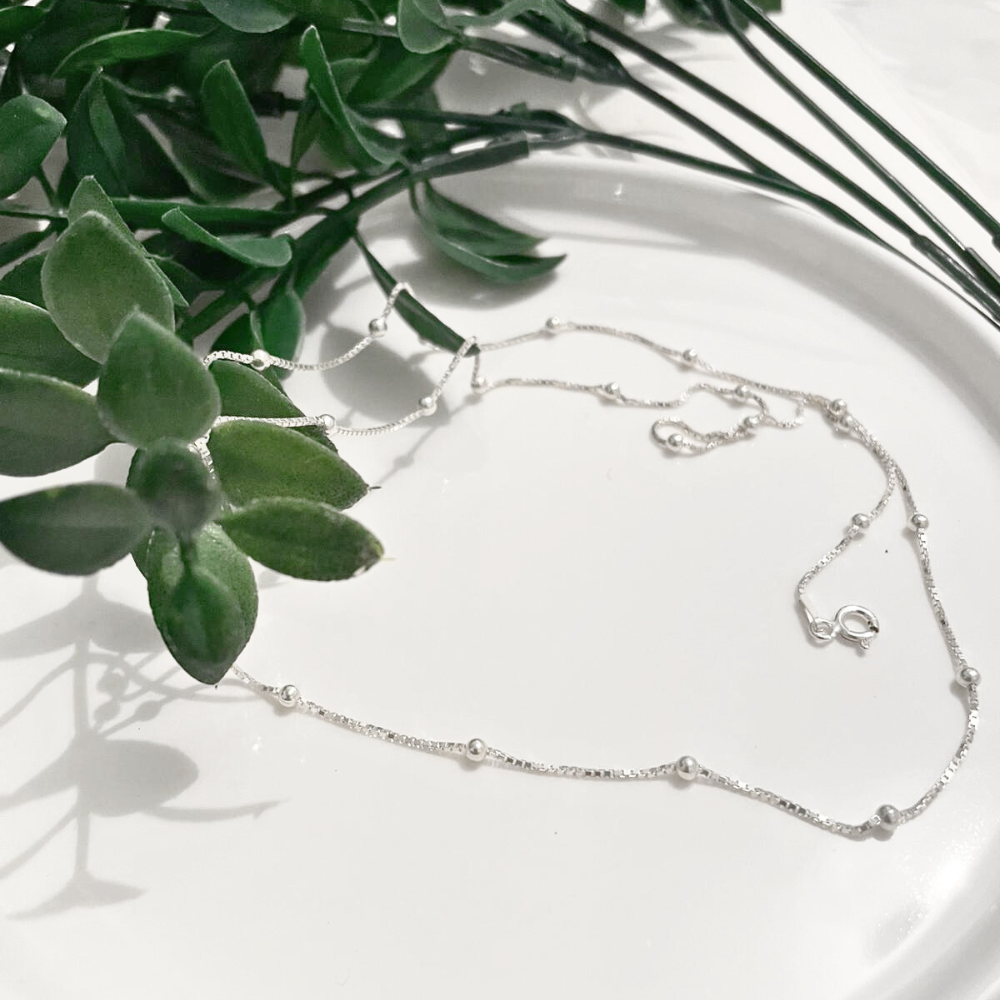 Corrente bolinhas 60cm