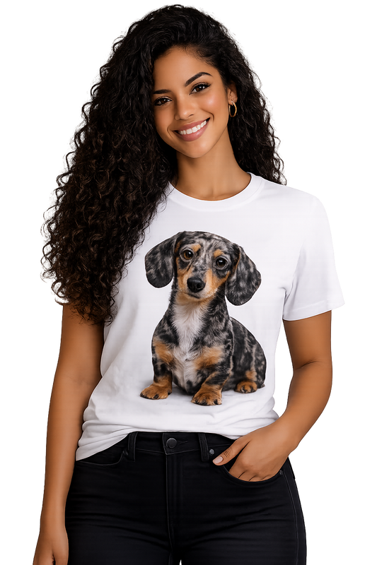 T-Shirt Dachshund Arlequim (Dapple)